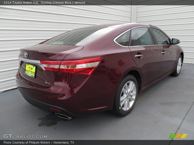 Sizzling Crimson Mica / Almond 2014 Toyota Avalon XLE