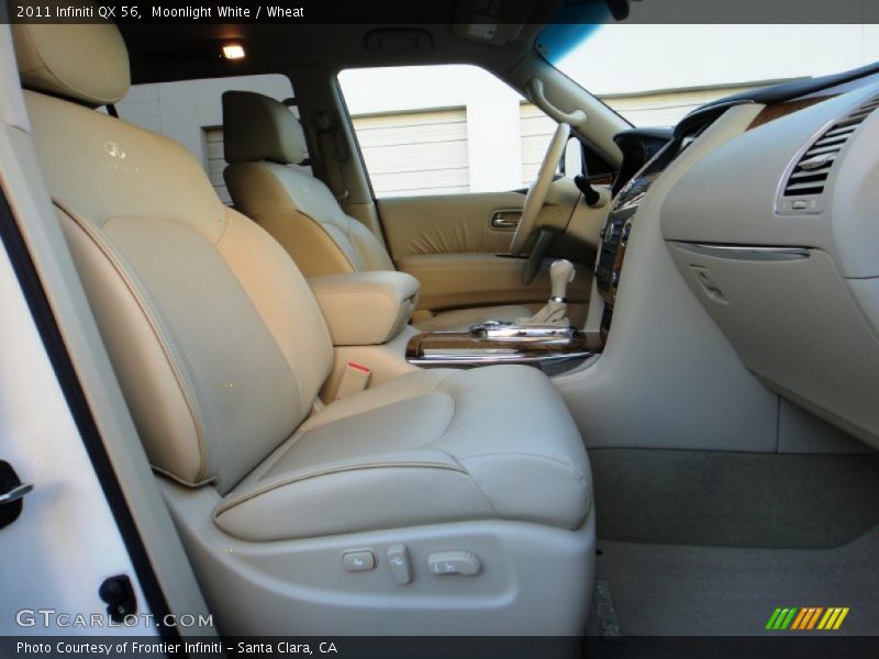 Moonlight White / Wheat 2011 Infiniti QX 56