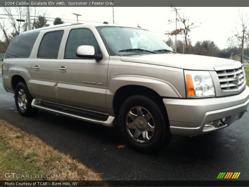 Quicksilver / Pewter Gray 2004 Cadillac Escalade ESV AWD