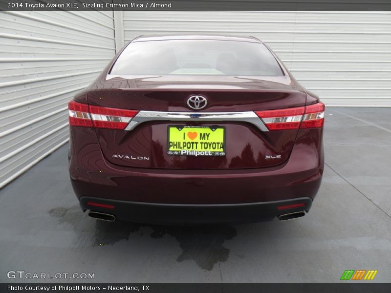 Sizzling Crimson Mica / Almond 2014 Toyota Avalon XLE