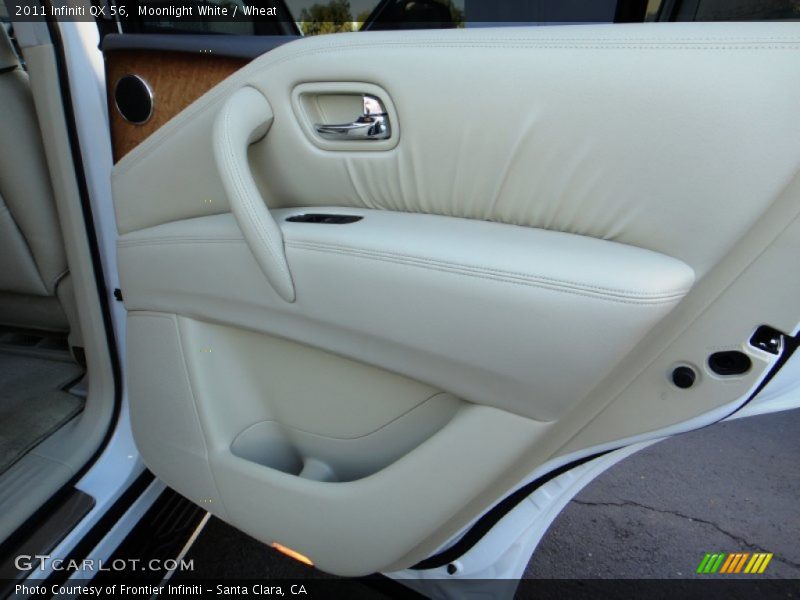 Moonlight White / Wheat 2011 Infiniti QX 56