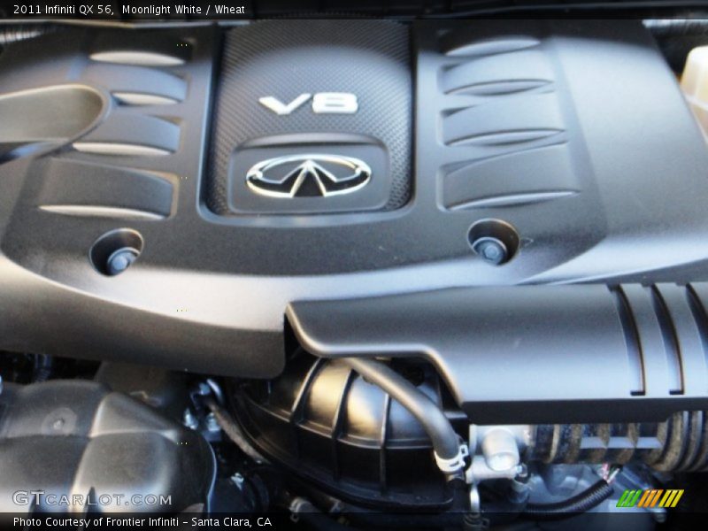Moonlight White / Wheat 2011 Infiniti QX 56
