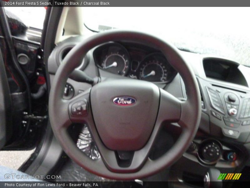 Tuxedo Black / Charcoal Black 2014 Ford Fiesta S Sedan