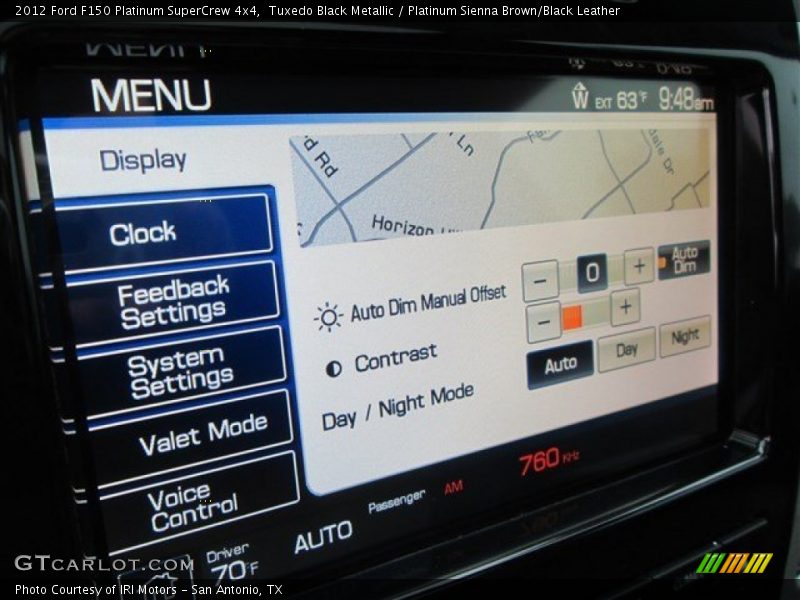 Tuxedo Black Metallic / Platinum Sienna Brown/Black Leather 2012 Ford F150 Platinum SuperCrew 4x4