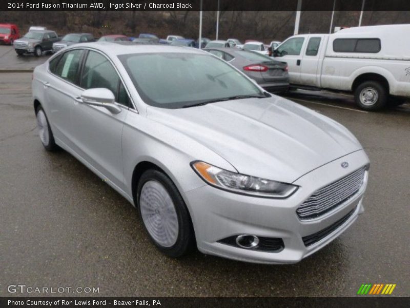 Front 3/4 View of 2014 Fusion Titanium AWD