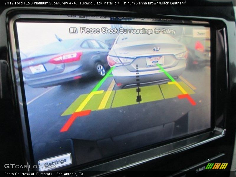 Tuxedo Black Metallic / Platinum Sienna Brown/Black Leather 2012 Ford F150 Platinum SuperCrew 4x4