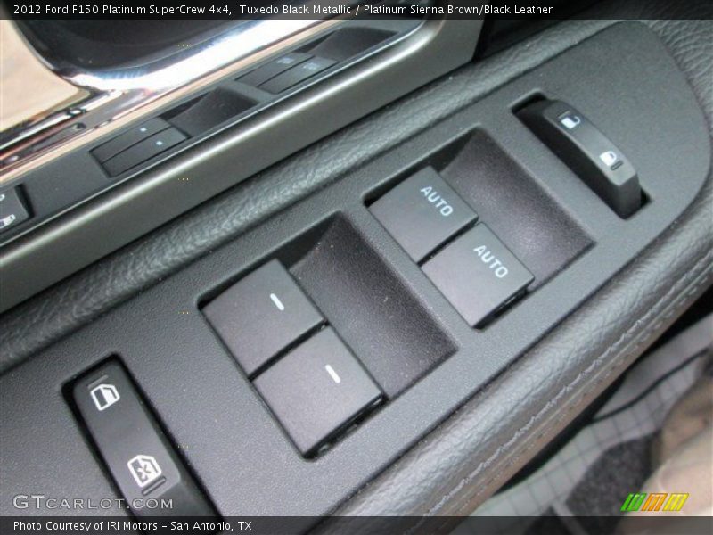 Tuxedo Black Metallic / Platinum Sienna Brown/Black Leather 2012 Ford F150 Platinum SuperCrew 4x4
