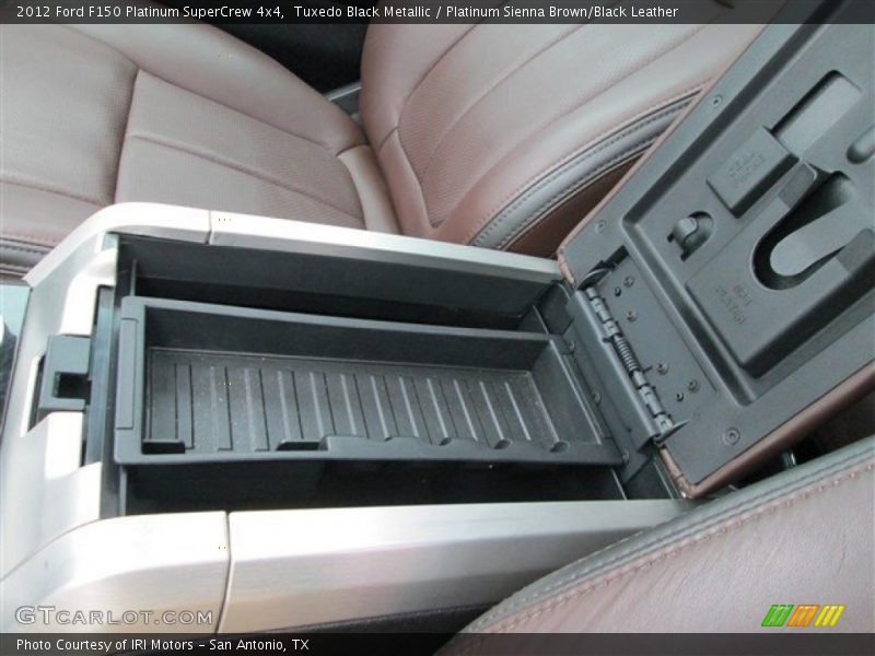 Tuxedo Black Metallic / Platinum Sienna Brown/Black Leather 2012 Ford F150 Platinum SuperCrew 4x4