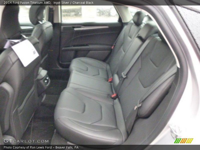 Rear Seat of 2014 Fusion Titanium AWD