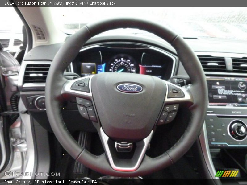  2014 Fusion Titanium AWD Steering Wheel