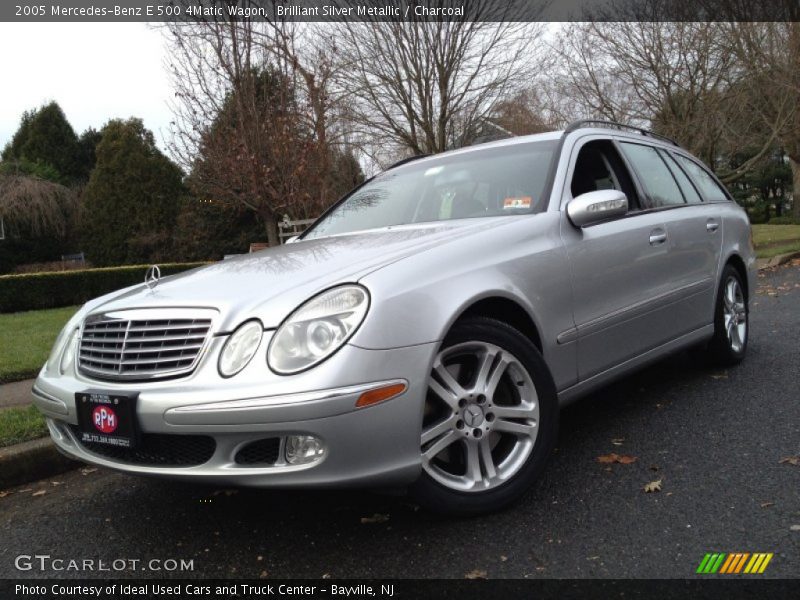 Brilliant Silver Metallic / Charcoal 2005 Mercedes-Benz E 500 4Matic Wagon