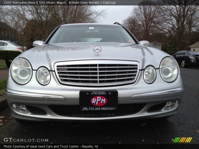 Brilliant Silver Metallic / Charcoal 2005 Mercedes-Benz E 500 4Matic Wagon