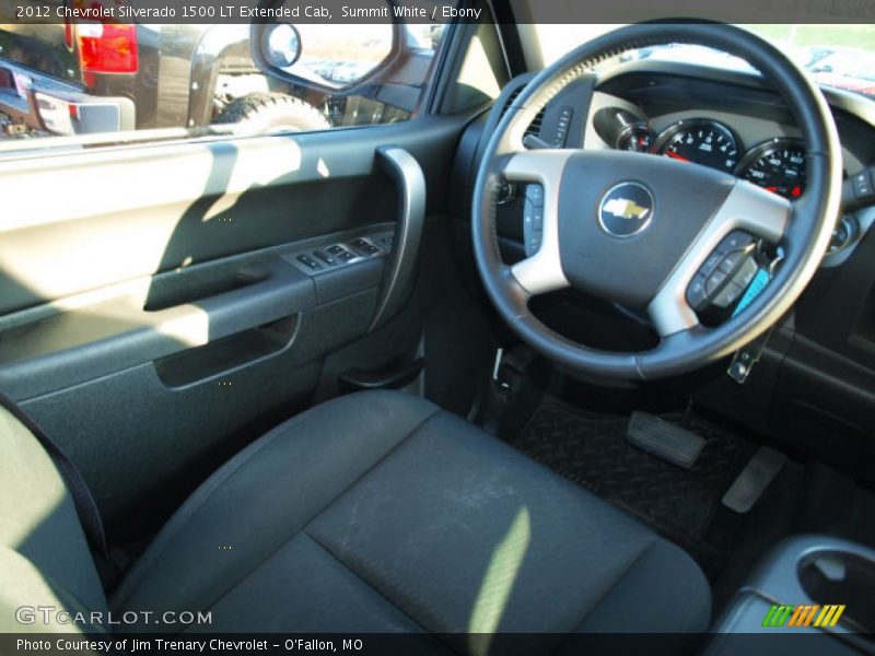 Summit White / Ebony 2012 Chevrolet Silverado 1500 LT Extended Cab