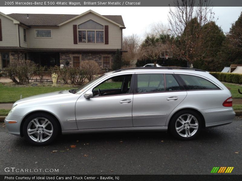 Brilliant Silver Metallic / Charcoal 2005 Mercedes-Benz E 500 4Matic Wagon