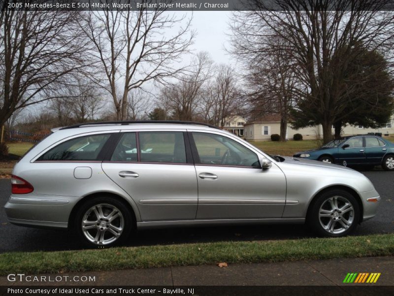 Brilliant Silver Metallic / Charcoal 2005 Mercedes-Benz E 500 4Matic Wagon