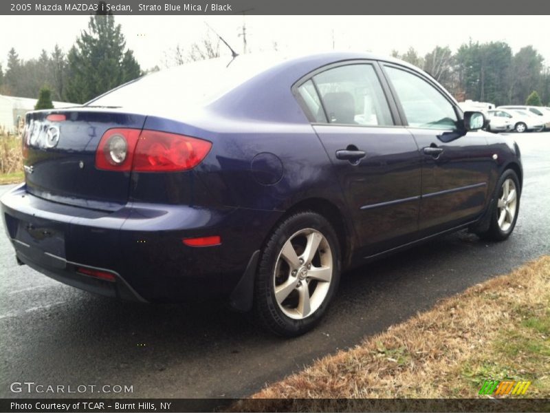 Strato Blue Mica / Black 2005 Mazda MAZDA3 i Sedan