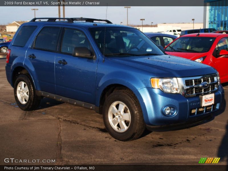 Sport Blue Metallic / Charcoal 2009 Ford Escape XLT V6