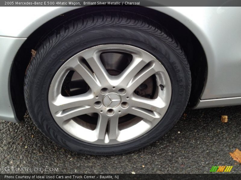 Brilliant Silver Metallic / Charcoal 2005 Mercedes-Benz E 500 4Matic Wagon