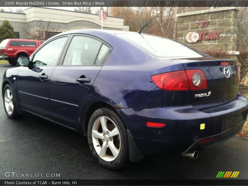 Strato Blue Mica / Black 2005 Mazda MAZDA3 i Sedan