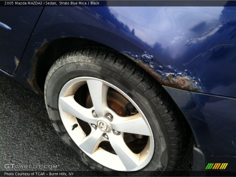 Strato Blue Mica / Black 2005 Mazda MAZDA3 i Sedan