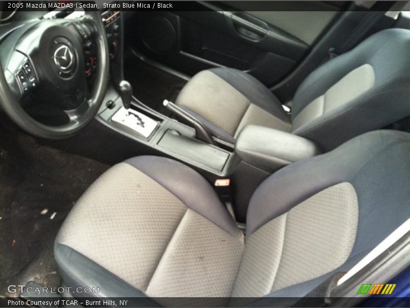 Strato Blue Mica / Black 2005 Mazda MAZDA3 i Sedan