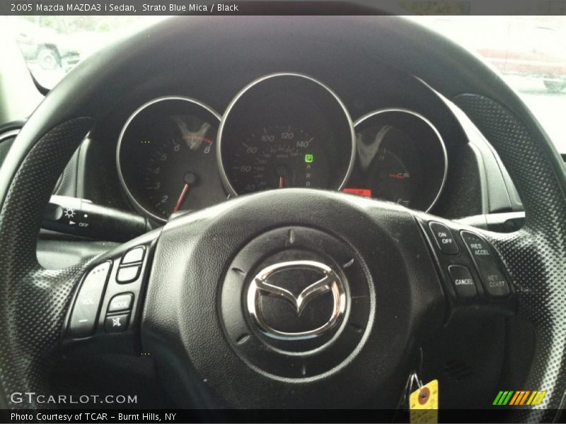 Strato Blue Mica / Black 2005 Mazda MAZDA3 i Sedan