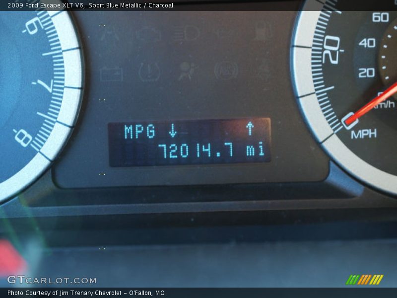 Sport Blue Metallic / Charcoal 2009 Ford Escape XLT V6