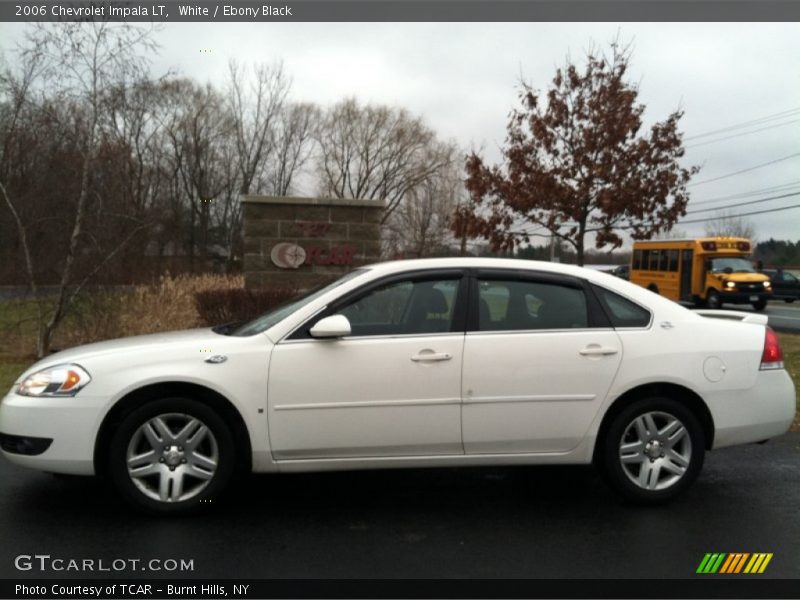 White / Ebony Black 2006 Chevrolet Impala LT