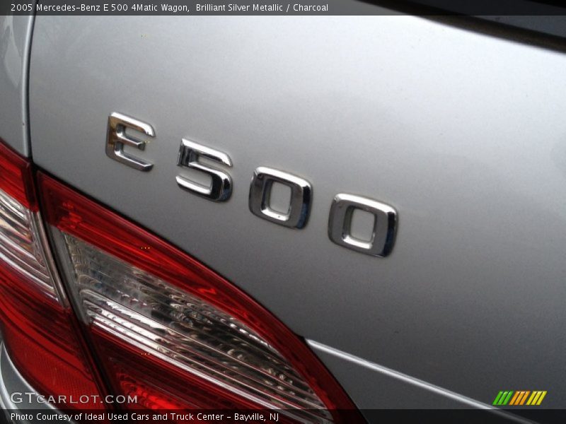 Brilliant Silver Metallic / Charcoal 2005 Mercedes-Benz E 500 4Matic Wagon