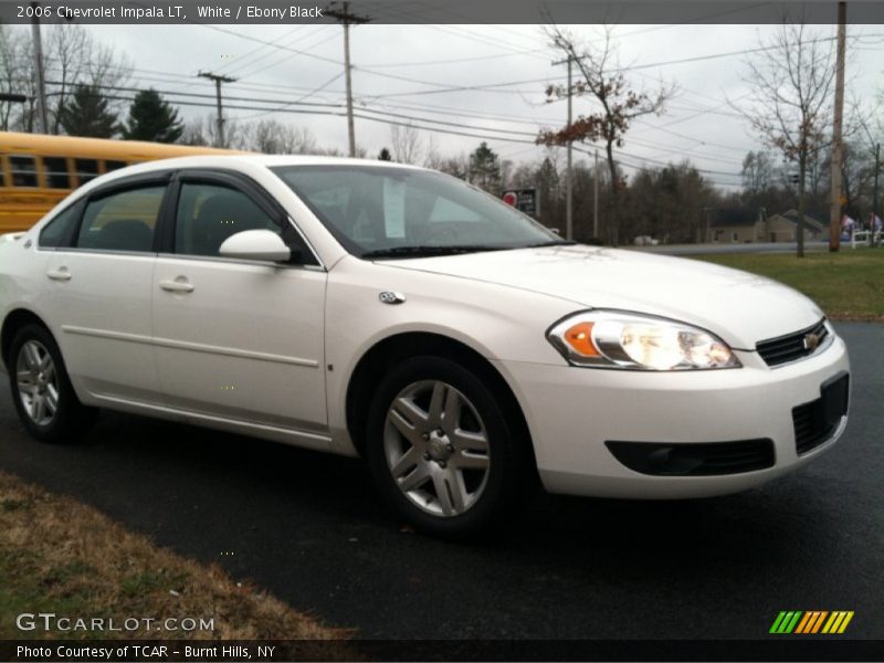 White / Ebony Black 2006 Chevrolet Impala LT