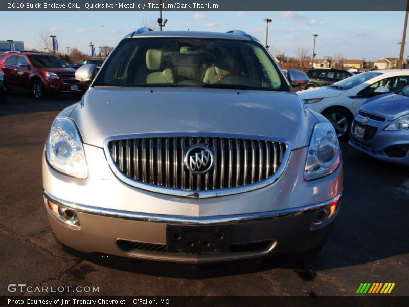 Quicksilver Metallic / Titanium/Dark Titanium 2010 Buick Enclave CXL