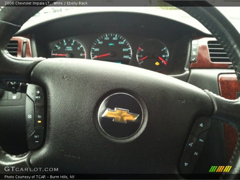 White / Ebony Black 2006 Chevrolet Impala LT