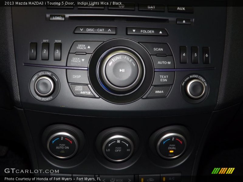Indigo Lights Mica / Black 2013 Mazda MAZDA3 i Touring 5 Door