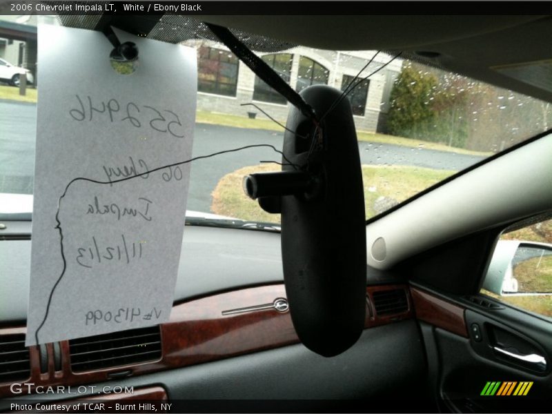 White / Ebony Black 2006 Chevrolet Impala LT