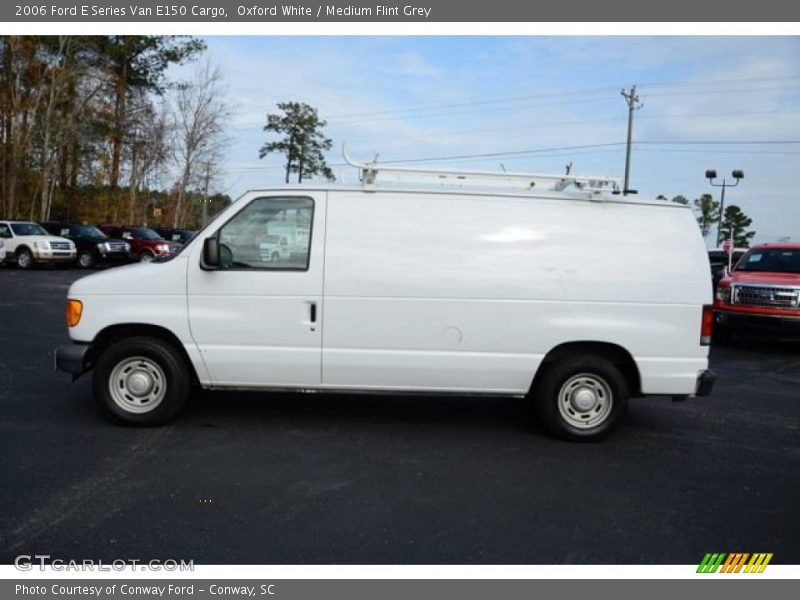 Oxford White / Medium Flint Grey 2006 Ford E Series Van E150 Cargo