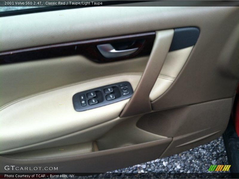 Classic Red / Taupe/Light Taupe 2001 Volvo S60 2.4T