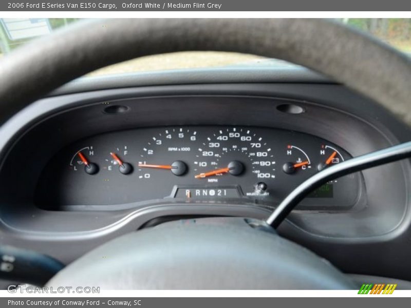 Oxford White / Medium Flint Grey 2006 Ford E Series Van E150 Cargo