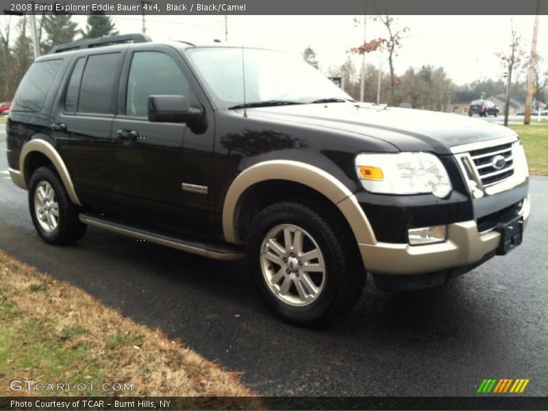 Black / Black/Camel 2008 Ford Explorer Eddie Bauer 4x4