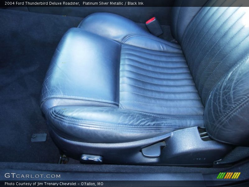 Platinum Silver Metallic / Black Ink 2004 Ford Thunderbird Deluxe Roadster