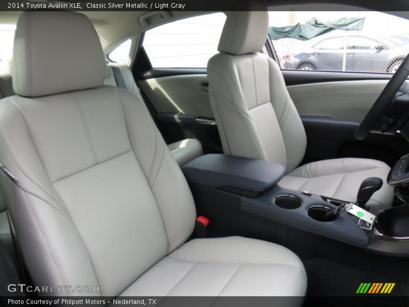 Front Seat of 2014 Avalon XLE