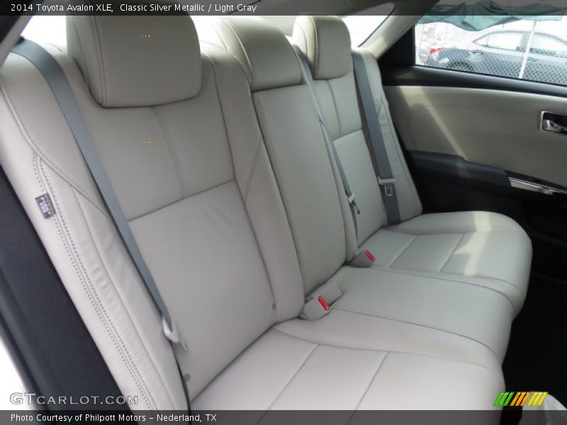Rear Seat of 2014 Avalon XLE