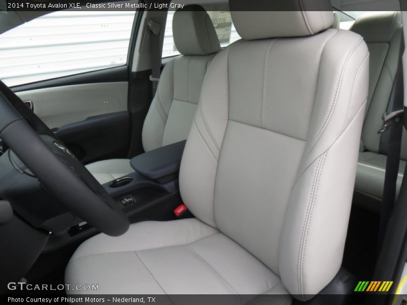 Front Seat of 2014 Avalon XLE