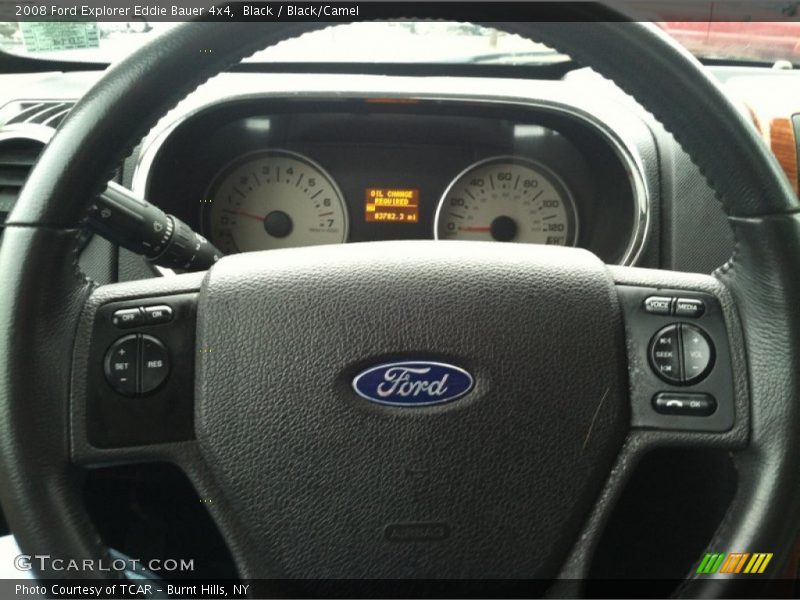 Black / Black/Camel 2008 Ford Explorer Eddie Bauer 4x4