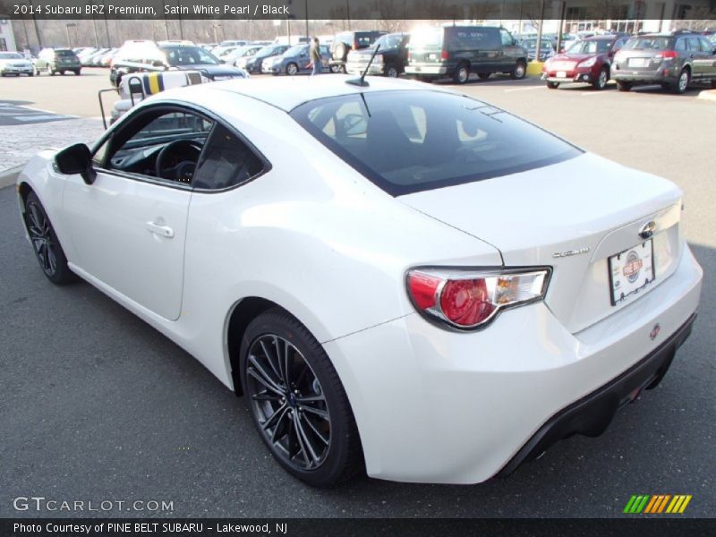 Satin White Pearl / Black 2014 Subaru BRZ Premium