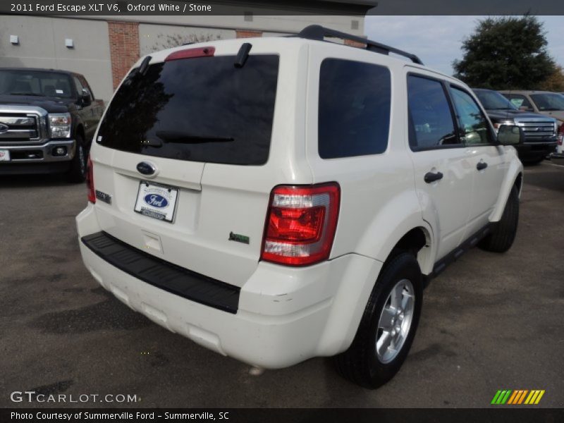 Oxford White / Stone 2011 Ford Escape XLT V6