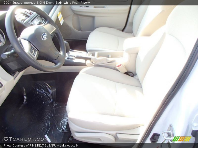 Satin White Pearl / Ivory 2014 Subaru Impreza 2.0i 4 Door