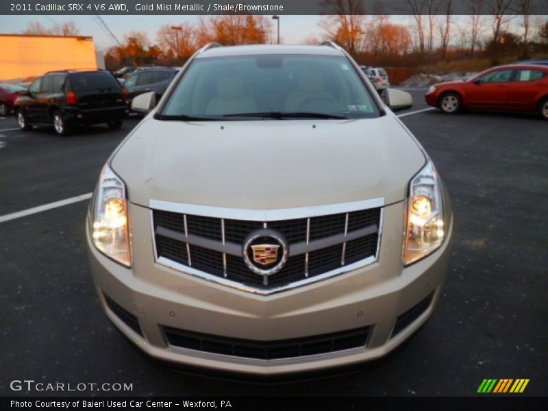 Gold Mist Metallic / Shale/Brownstone 2011 Cadillac SRX 4 V6 AWD