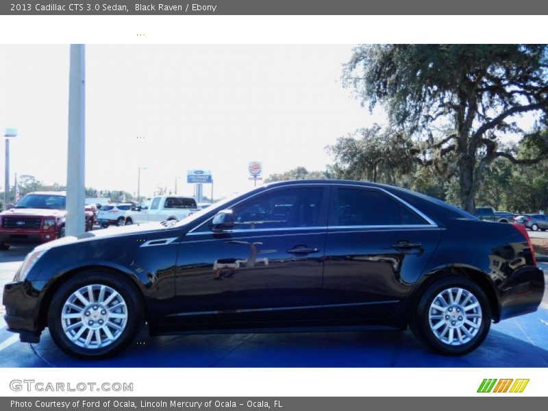 Black Raven / Ebony 2013 Cadillac CTS 3.0 Sedan