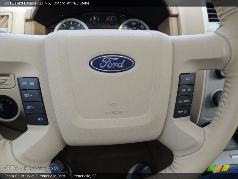 Oxford White / Stone 2011 Ford Escape XLT V6