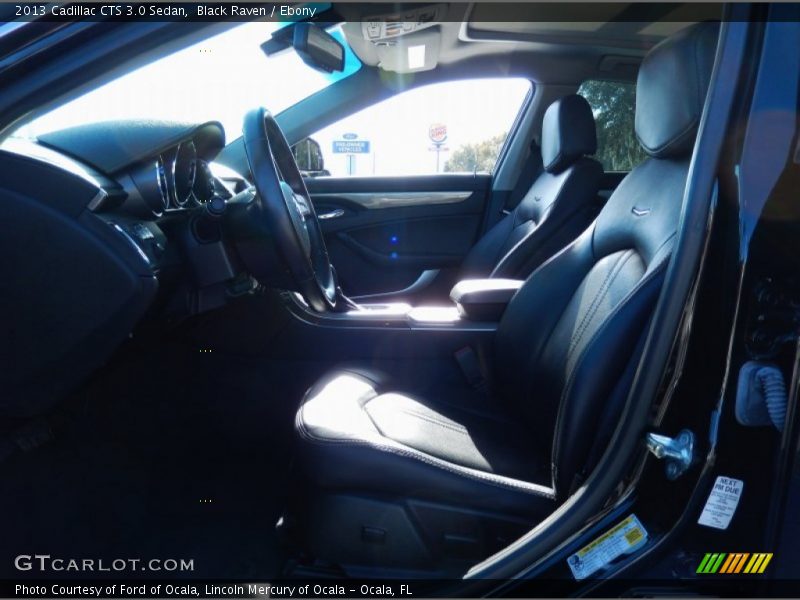 Black Raven / Ebony 2013 Cadillac CTS 3.0 Sedan